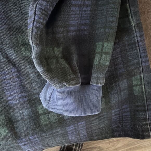 Structure Vintage Large Plaid Collar Top - Picture 3 of 7